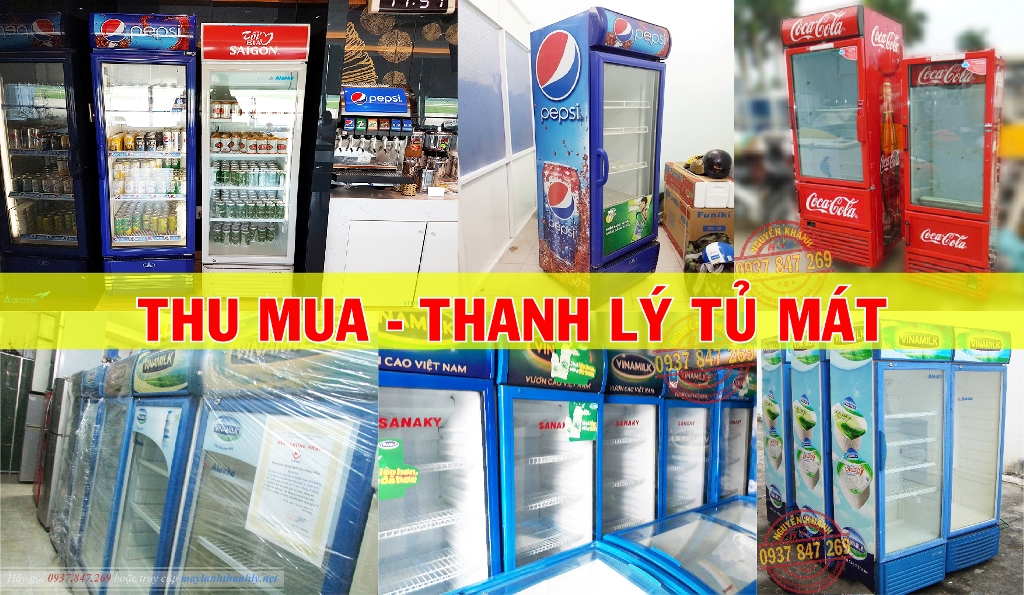 Dịch Vụ Thu Mua Tủ Mát Cũ Sanaky, Coca, Alaska, Pepsi Giá Cao Tại Hà Nội
